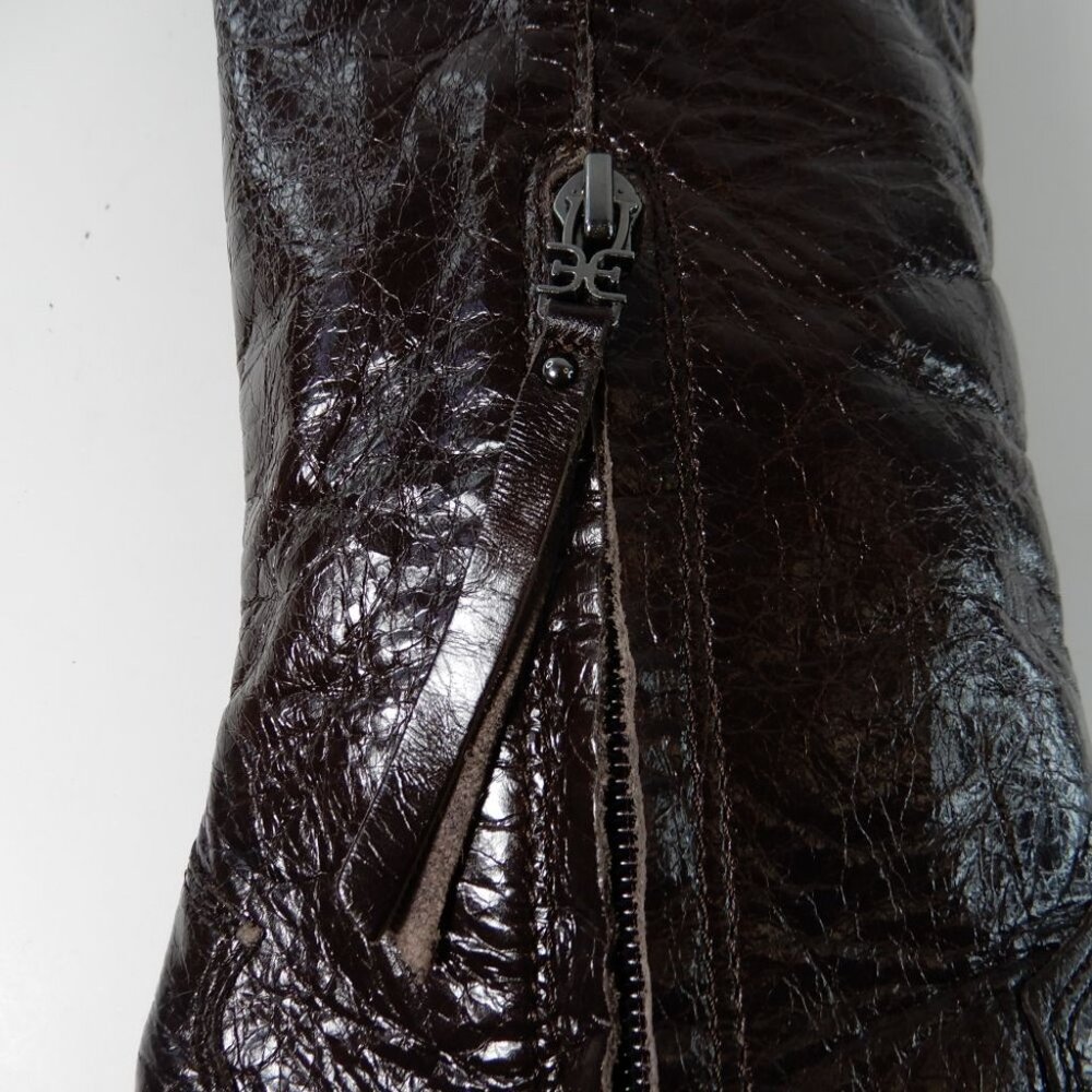 Sam Edelman Julee Over The Knee OTK Boots 6.5 Espresso Brown Leather Western NEW - Picture 11 of 15